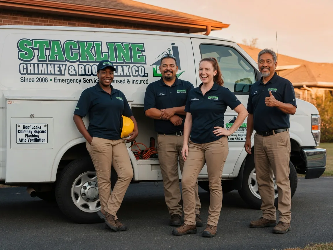 Chimney flashing repair company in Lone Oak, TX
